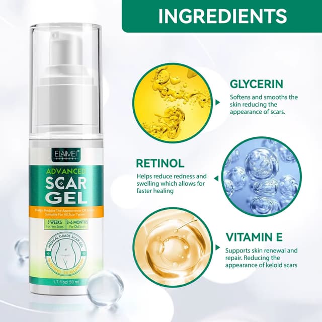 High Quality Remove Scars Repair the Skin Scar Removal Gel ELAIMEI Scar Removal Gel